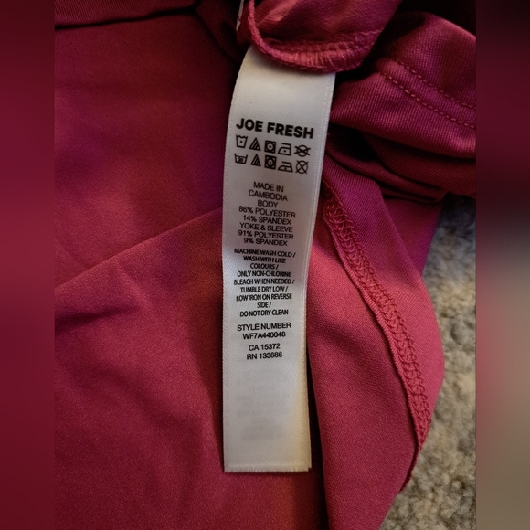 Joe Fresh Active Wear Shirt - Pink - Medium - Picture 4 of 4